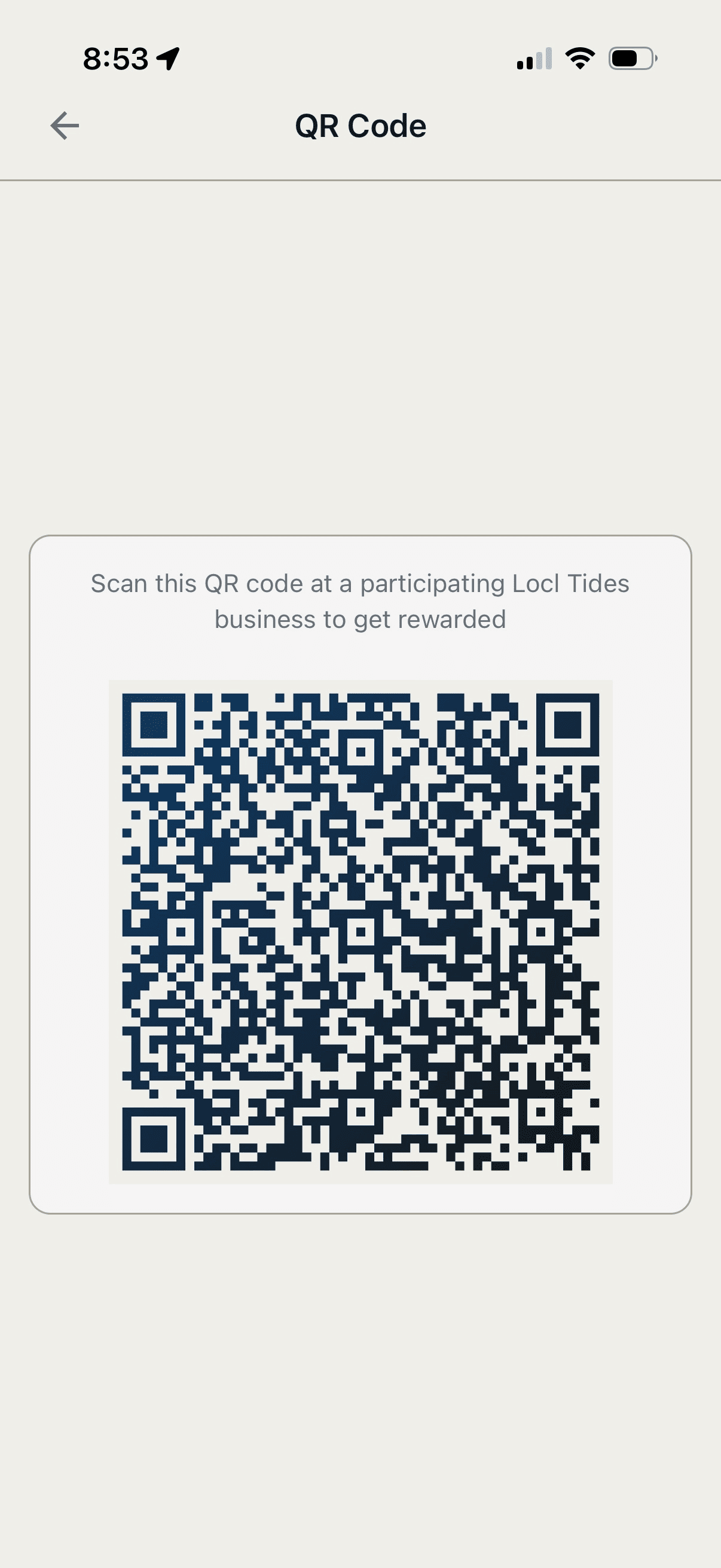QR code check-in